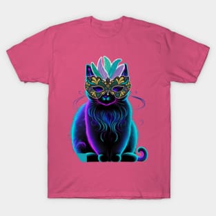 Retro carnival cat t-shirt T-Shirt